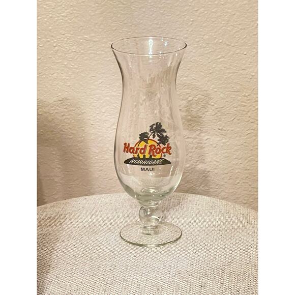 Rare Hard Rock Pilsner Huricane Glass Maui - Picture 1 of 7